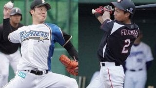 ロッテ藤原、日ハム吉田輝から左前安打を放つ　2軍戦で注目のドラ1対決