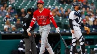 【MLB】大谷翔平、第1打席は3球三振　復帰2戦目も「3番・DH」、第3打席で右肘に死球