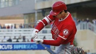 【MLB】大谷翔平が復活特大弾　同僚トラウトも喜ぶ「ついに試合で見られたね」