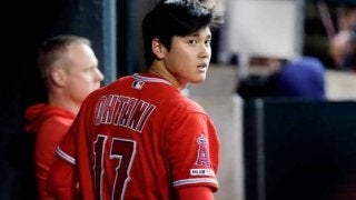 【MLB】大谷翔平、フリー打撃で超低空飛行弾を含む11発！　元女房役と練習前に…