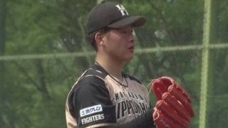 日本ハムドラ1吉田輝、復帰登板で2回無失点の好投！　ウイルス性胃腸炎から復帰