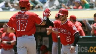 【MLB】大谷翔平、第2打席は174キロ痛烈ゴロで名手の失策誘う　第1打席は四球→生還