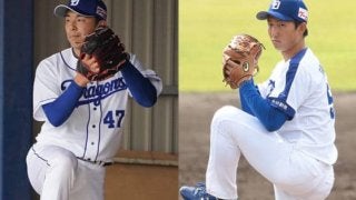 病からの復活目指す中日藤嶋と笠原　共に投球練習を再開、復活にかける思い