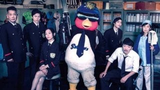 俳優デビューのつば九郎　共演者にいじり全開!?　ドラマ「つばめ刑事」上映会