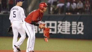 広島・西川、球団2位タイの26試合連続安打　4回に左越え適時二塁打