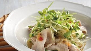 鶏や牛の１０倍の○○！？簡単豚しゃぶサラダ