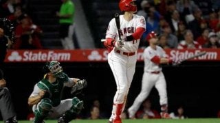 【MLB】大谷翔平、追撃4号2ラン！　打球速度167キロ、飛距離118メートルの3試合ぶり一発
