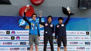 楢崎智亜が自身2度目の年間王者に返り咲き！「IFSCボルダリングW杯 ベイル 2019」