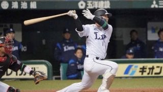 西武森、ドラ1松本航を強力援護打！4回勝ち越し二塁打「援護になれば」