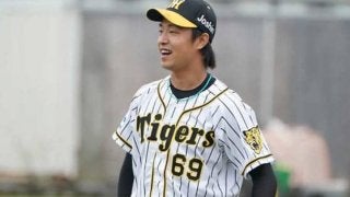 阪神島本、危険球退場　楽天山下の頭部付近に145キロ真っ直ぐが直撃
