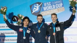 楢崎智亜、野口啓代が開幕戦に続く2位／ボルダリングW杯2019第3戦 中国・重慶大会