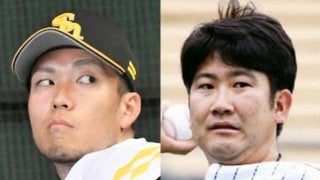 巨人菅野と鷹・千賀、日本の“2大エース”の貴重な2ショット公開「終始この笑顔」