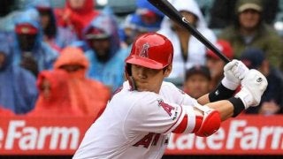 【MLB】大谷翔平、第1打席はレフトライナー　約159キロの鋭い当たりも好守に阻まれる