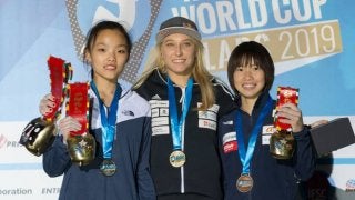 15歳・森秋彩が表彰台デビュー／リードW杯2019第1戦 スイス・ヴィラール大会