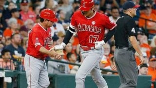 【MLB】大谷翔平が豪快14号、8回はチャレンジも判定覆らず遊ゴロ　トラウトは2打席連発