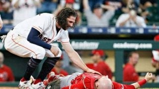 【MLB】ルクロイ負傷の危険“タックル”　トラウトはモリーナの考え支持「たぶんそれが正しい」