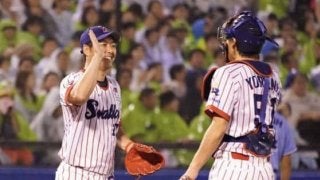 04年新人王　現在1軍マネージャーで奮闘中　川島亮が神宮のマウンドへ