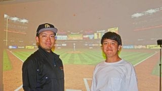 オールスターで日産自動車が特設ブース「VR REAL DATA BASEBALL」を設置！野球YouTuberトクサン＆ライパチが事前体験で「夢の160km/h」＆ 「未知の300km/h」に大興奮！？
