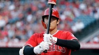 【MLB】大谷翔平、第1打席は空振り三振　“天敵”元西武ルブランから7三振目喫する