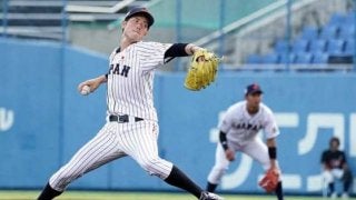 日米大学野球　5回9Kの侍J森下「勢いのあるメンバー」5投手18奪三振ショー牽引