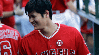 【MLB】大谷翔平が可愛いお爺ちゃんに!?　米放送局がエ軍ナインの“笑撃”老け顔写真を公開