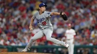 【MLB】前田健太、悪天候で47日ぶり8勝目お預け　2回無安打無失点で降板