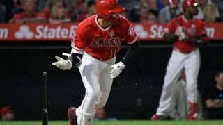 【MLB】大谷翔平、内角球を反対方向へ“技あり打”　敵地メディア称賛「とても良い打撃」