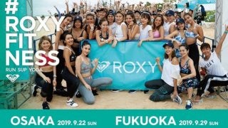 女性限定ビーチフィットネスイベント「RUN SUP YOGA 2019」が大阪・福岡で開催