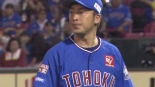 楽天美馬、8回までパーフェクト続く！　鷹打線に1人の走者も許さず、快挙まであと3人