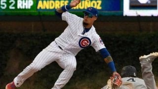 【MLB】カブス名手の二盗阻止“ノールックタッチ”が大反響　再生回数33万回超「驚異的だ」