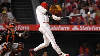 【MLB】大谷翔平、4打数1安打　第4打席で180キロ弾丸ライナーも中直　エ軍は2連敗