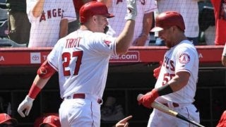 【MLB】エ軍トラウト、球団新記録の7月、月間13本塁打！　第3打席で35号ソロ放ち達成