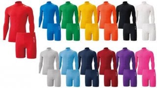 「高機能アンダーウェアSTB」から長袖シャツ＆ハーフスパッツ13色が登場