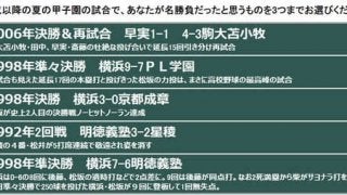 夏の甲子園平成の名勝負は「2006年早実vs駒大苫小牧」…夏の甲子園に関するアンケート調査