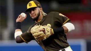 【MLB】パドレス新スーパースターの胸に打球直撃の“アクシデント”!?　打ったのは…