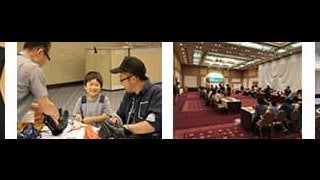 素材を縫い合わせて作る「親子でオリジナル野球グローブ作り」開催