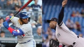 【MLB】世界最速左腕チャップマンVS怪物ゲレーロJr.の白熱13球にファン興奮「すごいバトル」