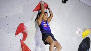 野中生萌「これ以上面白いファイナルはない」。コンバインド女子予選後の選手コメント／IFSCクライミング世界選手権2019八王子