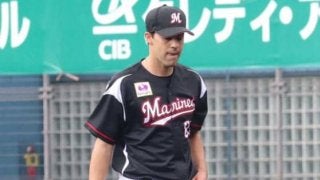 ロッテ・ブランドンは左肘屈筋腱の炎症　投球は圧痛が消失してから開始