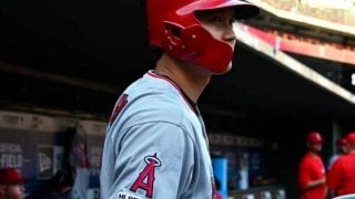 【MLB】地元メディア“爆笑”!?　大谷翔平のヘルメット脱げ曲芸打ち二塁打に「脱帽だ」