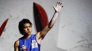 楢崎智亜「一番大きな舞台で勝てたことが嬉しい」。コンバインド男子決勝後の選手コメント／IFSCクライミング世界選手権2019八王子
