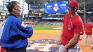 【MLB】大谷翔平が激励訪問の宇宙飛行士・野口さんに提案　宇宙空間で「遠投を見てみたい」