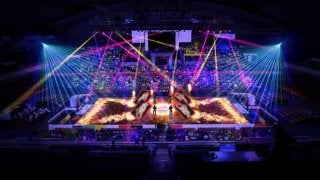 大阪エヴェッサ、TEAM GENESISとライブ演出とスポーツが融合したエンターテイメントを提供