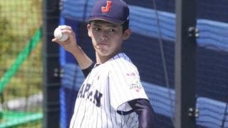 【U-18W杯】佐々木朗希がキャッチボール再開！　ブルペンで約10球、感触確かめる