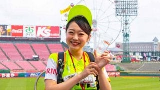 「ずっと憧れでした」“天真爛漫”かれんさんが思い描く理想の売り子像とは