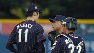 【U-18W杯】侍J佐々木、右手中指出血で緊急降板　竹中事務局長「今日作っている時に再発した」