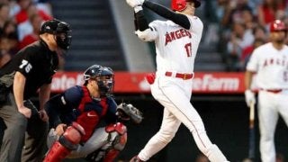 【MLB】大谷翔平、自己最速183キロ“弾丸18号”でMLB通算40号飾る　昨季超え62打点もエ軍は4連敗