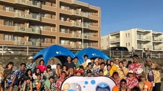 気軽に楽しめる「フレスコボール大会 WITH 海岸祭り」が逗子海岸で開催