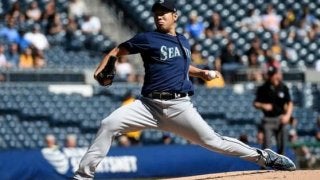 【MLB】菊池雄星が4回4失点で7勝目逃す「球が真ん中に集まった」　メジャー初打席も経験