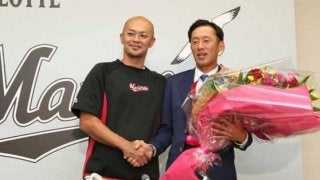 背番号「9」の助言、元ロッテ岡田が得た“準備”の大切さ　「ずっと自分の心に残っている」